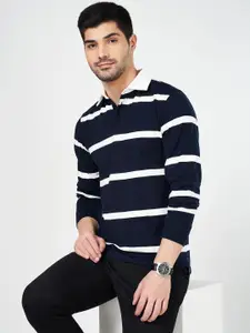 BYFORD by Pantaloons Men Striped Shirt Collar Sweatshirt