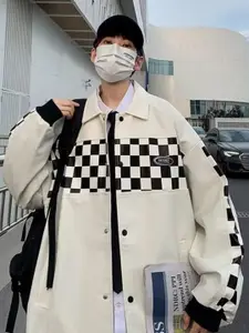 StyleCast Men Checked Colourblocked Jacket