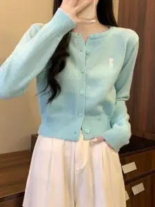 KPOP Women Typography Printed Crop