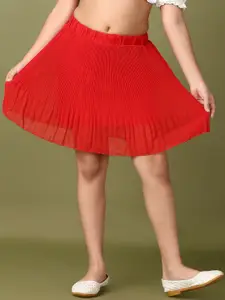 V-Mart Girls Flared Pure Cotton Skirt