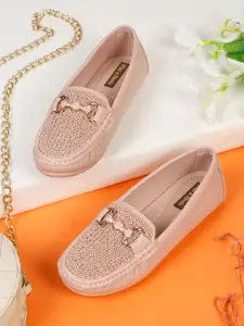 Flat n Heels Women Woven Design Loafers