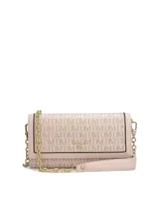 Da Milano Women Typography Textured Leather Two Fold Wallet