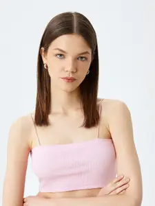 Koton Cotton Tube Crop Top