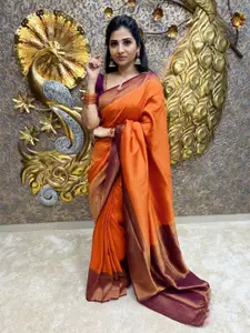 Areca Designer Woven Design Zari Pure Silk Banarasi Saree