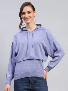 Monte Carlo Women Hooded Pullover Sweater