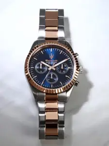 Maserati Men Dial & Stainless Steel Straps Analogue Multi Function Watch R8853100040