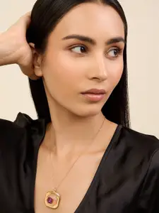 Isharya Brass Gold-Plated Necklace