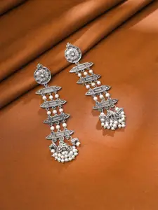 Yellow Chimes Contemporary Drop Earrings