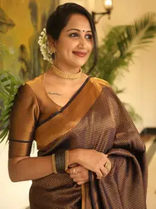 Areca Designer Woven Design Zari Pure Silk Banarasi Saree