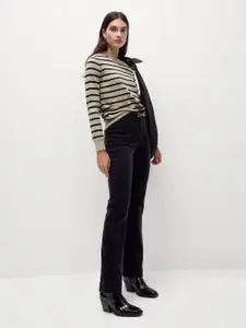 Marks & Spencer Women Striped Woollen Pullover