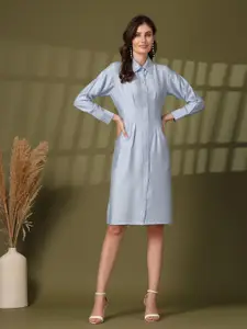 plusS Fit & Flare Midi Dress