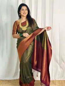 Areca Designer Woven Design Zari Pure Silk Banarasi Saree
