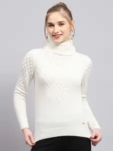 Monte Carlo Women Turtle Neck Pullover Sweater