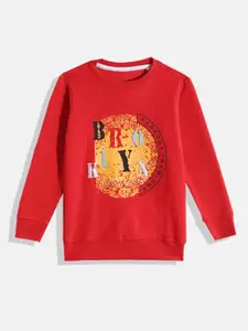 Eteenz Boys Premium Cotton Typography Printed Sweatshirt