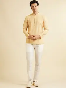 Manyavar Men Printed Chikankari Kurta