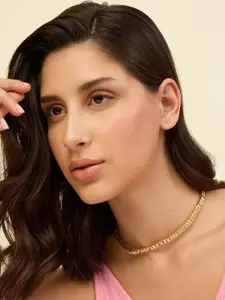 Isharya Brass Gold-Plated Necklace