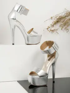 Flat n Heels Women Ankle Loop Stiletto Sandals