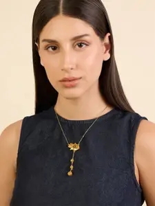 Isharya Brass Gold-Plated Necklace