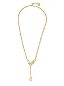 Isharya Brass Gold-Plated Necklace