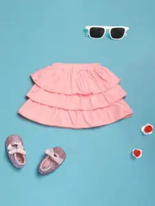 V-Mart Girls Pure Cotton Flared Skirt