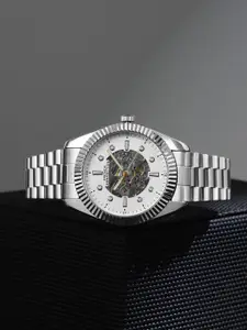 French Connection Men Dial & Bracelet Style Straps Automatic Watch FCA12SM