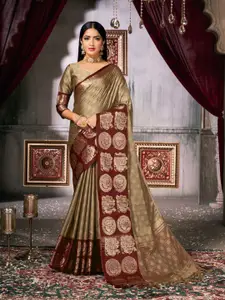 Areca Designer Woven Design Zari Pure Silk Banarasi Saree