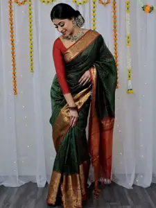 Areca Designer Woven Design Zari Pure Silk Banarasi Saree