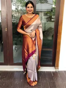 Areca Designer Woven Design Zari Pure Silk Banarasi Saree