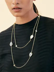 Isharya Brass Gold-Plated Necklace