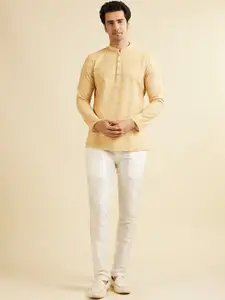 Manyavar Men Printed Chikankari Kurta