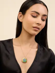 Isharya Brass Gold-Plated Necklace