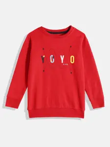 Eteenz Boys Premium Cotton Typography Printed Sweatshirt