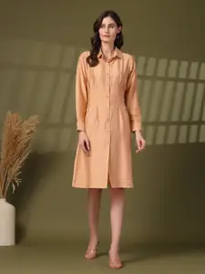 plusS Fit & Flare Midi Dress