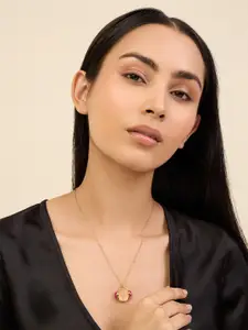 Isharya Brass Gold-Plated Necklace