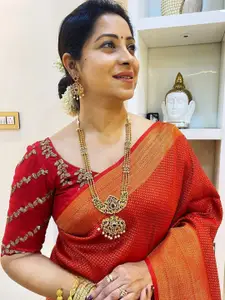 Areca Designer Woven Design Zari Pure Silk Banarasi Saree