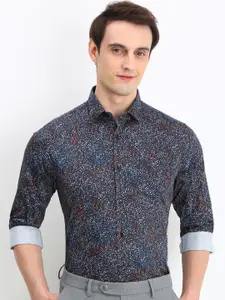Allen Solly Men Slim Fit Opaque Printed Formal Shirt