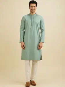 Manyavar Men Regular Pure Cotton Kurta with Pyjamas