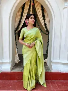 Areca Designer Woven Design Zari Pure Silk Banarasi Saree