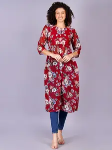 BAESD Georgette Fit & Flare Dress