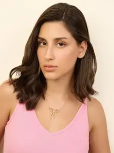 Isharya Brass Gold-Plated Necklace