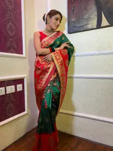 Areca Designer Woven Design Pure Silk Banarasi Saree