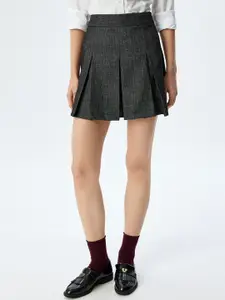 Koton Woven Flared Above Knee Skirt