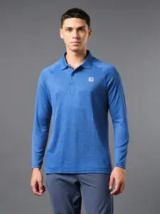 Technosport Men Polo Collar Anti Static Slim Fit T-shirt