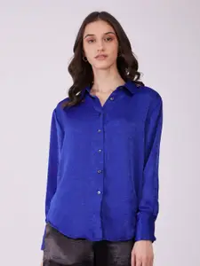 FableStreet Women Comfort Opaque Printed Party Shirt