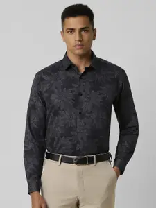 V Dot Men Slim Fit Floral Opaque Printed Party Shirt