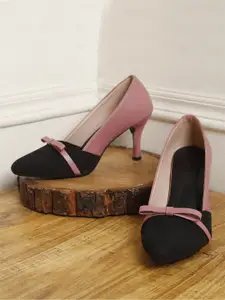 Chemistry PU Comfort Pumps with Bows