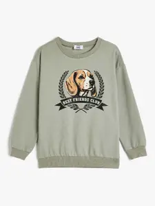 Koton Boys Long Sleeves Round Neck Sweatshirt