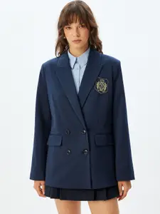 Koton Double-Breasted Casual Blazer