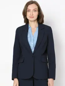 Vero Moda Notched Lapel Collar Single-Breasted Formal Blazer
