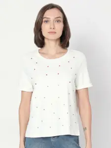 Vero Moda Women Monochrome T-shirt